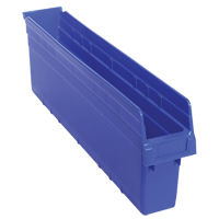 Bacs pour &eacute;tag&egrave;re Store-Max, 4-3/8" la x 8" H x 23-5/8" p, Bleu, Capacit&eacute; 68 lb Chandler Sales