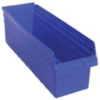 Bacs pour &eacute;tag&egrave;re Store-Max, 8-3/8" la x 8" H x 23-5/8" p, Bleu, Capacit&eacute; 68 lb Chandler Sales