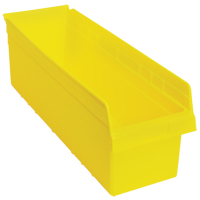 Bacs pour &eacute;tag&egrave;re Store-Max, 8-3/8" la x 8" H x 23-5/8" p, Jaune, Capacit&eacute; 68 lb Chandler Sales