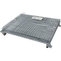 Conteneur repliable en m&eacute;tal grillag&eacute;, 40" la x 48" p x 42" h, Capacit&eacute; de 4000 lb Chandler Sales
