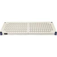 &eacute;tag&egrave;re en fils m&eacute;talliques avec tablettes en plastique, Cadre en fils m&eacute;talliques avec tablettes en plastique, Sans boulons, Capacit&eacute; 600 lb, 30" la x 72" h x 18" p Chandler Sales