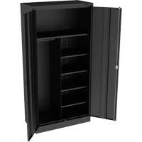 Combination Cabinet, 36" W x 18" D x 72" H, Black Chandler Sales