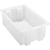 Contenant robuste Stack & Nest, 6" x 11" x 18", Transparent Chandler Sales