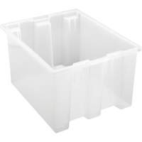 Contenant robuste Stack & Nest, 10" x 15,5" x 19,5", Transparent Chandler Sales