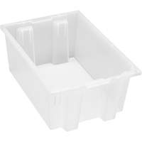 Contenant robuste Stack & Nest, 8" x 13,5" x 19,5", Transparent Chandler Sales