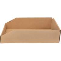Deep Corrugated Parts Bins, 9-3/4" W x 17-1/4" D x 4-1/2" H, Beige Chandler Sales