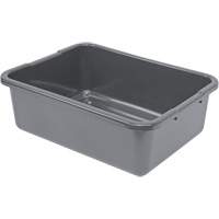 Bac d'entreposage tout usage &agrave; fond rainur&eacute;, 7" ha x 15" p x 21" lo, Plastique, Gris Chandler Sales
