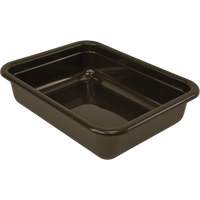 Bac d'entreposage tout usage &agrave; fond plat, 5" ha x 17" p x 22" lo, Plastique, Brun Chandler Sales