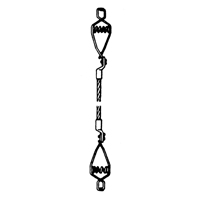 Assemblages l&eacute;gers de cables de masse et de mise &agrave; la terre - Deux pinces crocodiles Chandler Sales