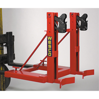 Gator Grip Forklift Attachment for Drum Handling, For 30 US Gal. (25 Imperial Gal.) / 50 US Gal. (41.6 Imperial Gal.) / 80 US Gal. (66.6 Imperial Gal.) Chandler Sales