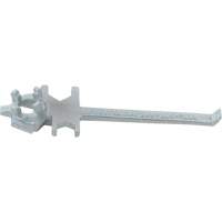 Single Ended Specialty Bung Nut Wrench, 1-1/2" Opening, 7-1/2" Handle, Zinc Cast Steel Chandler Sales