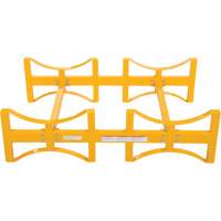 Steel Stackable Drum Rack, 2 Drums, 1600 lbs. Capacity, 45-1/2" W x 29-7/8" D x 12-3/4" H Chandler Sales