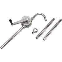 Pompe rotative pour baril, Acier inoxydable, Pour capacit&eacute; 55 gal., 12 oz/course Chandler Sales