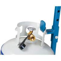 Cylinder Cart, Flat-Free Wheels, 15-1/2" W x 14-1/4" L Base, 600 lbs. Chandler Sales