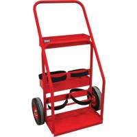 Hot Works Fire Prevention Cart, Semi-Pneumatic Wheels, 17.75" W x 8.9" L Base, 100 lbs. Chandler Sales