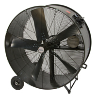 Heavy-Duty Fixed Belt Drive Drum Fan, Industrial, 2 Speed, 42" Diameter Chandler Sales