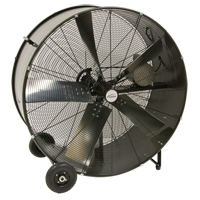 Heavy-Duty Fixed Belt Drive Drum Fan, Industrial, 2 Speed, 42" Diameter Chandler Sales
