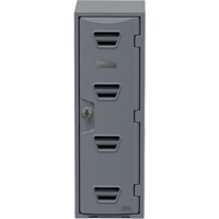 Locker, 12" x 15" x 36", Grey, Assembled Chandler Sales