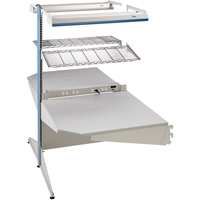 Arlink Preconfigured Workstation, 36" W x 56" D x 84" H, Double Sided Corner Add-On Chandler Sales