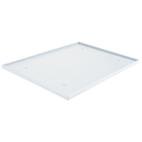 Locker Base Insert, Fits Locker Size 12" x 18", Light Grey, Plastic Chandler Sales