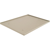 Locker Base Insert, Fits Locker Size 12" x 18", Beige, Plastic Chandler Sales