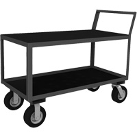 Low Profile Instrument Cart, 2 Tiers, 24-1/4" W x 39" D x 40-15/16" H, 1200 lbs. Cap. Chandler Sales