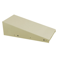 Clean Line Economy Lockers Slope Top, 4 Bank, 18" D x 48" W x 6" H, Beige, Steel Chandler Sales