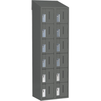Casiers robustes Concorde, 6 niveaux, Bloc de 2, 24" x 18" x 78", Acier, Charbon, Soud&eacute; (assembl&eacute;) Chandler Sales