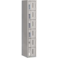 Casiers robustes Concorde, 6 niveaux, 12" x 18" x 72", Acier, Gris, Soud&eacute; (assembl&eacute;) Chandler Sales