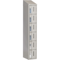 Casiers robustes Concorde, 6 niveaux, 12" x 18" x 78", Acier, Gris, Soud&eacute; (assembl&eacute;) Chandler Sales