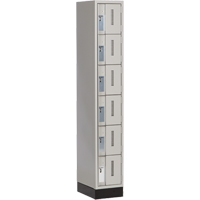Casiers robustes Concorde, 6 niveaux, 12" x 18" x 76", Acier, Gris, Soud&eacute; (assembl&eacute;) Chandler Sales