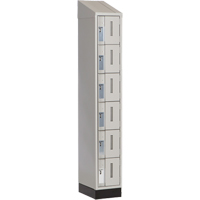 Casiers robustes Concorde, 6 niveaux, 12" x 18" x 82", Acier, Gris, Soud&eacute; (assembl&eacute;) Chandler Sales
