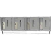 Casiers muraux robustes, Bloc de 4, 18" x 12" x 12", Acier Chandler Sales