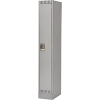 Lockers, 12" x 18" x 76", Steel, Grey, Knocked Down Chandler Sales