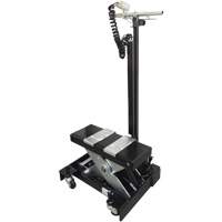 Cric de service de plancher &agrave; profil bas, 12 tonne(s) Capacit&eacute;, 7-1/2" Abaiss&eacute;e, 15" &eacute;lev&eacute;e, Air comprim&eacute;/hydraulique Chandler Sales