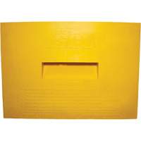 Cale de roue, Polyur&eacute;thane, Jaune, 15-1/4" la x 12-1/8'' p x 10-3/4" h Chandler Sales
