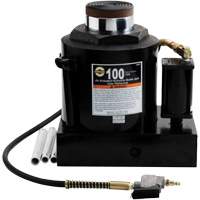 Air Actuated Bottle Jack, 100 Ton(s), Air Hydraulic/Manual Hydraulic, 17-22/25" Raised Height Chandler Sales