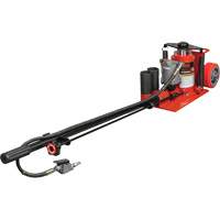Cric au sol &agrave; faible hauteur, 20 tonne(s) Capacit&eacute;, 8-5/8 Abaiss&eacute;e, 22-3/4" &eacute;lev&eacute;e, Air comprim&eacute;/hydraulique Chandler Sales