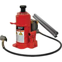 Standard Height Bottle Jack, 12 Ton(s), Air Hydraulic, 19-3/4" Raised Height Chandler Sales