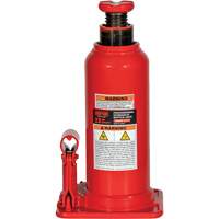 Professional Hydraulic Bottle Jack with Gauge Hole, 22 Ton(s), 20-49/250" Raised Height Chandler Sales
