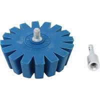 Conical Gear Eraser Wheel with Quick-Connect Arbor Adapter Chandler Sales