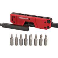 Tournevis de poche pliant aimant&eacute; 10 en 1, 4-3/10" lo Chandler Sales