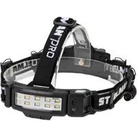 Lampe frontale &agrave; profil mince activ&eacute; par le mouvement, DEL, 250 lumens, 3 hres de fonctionnement, piles Rechargeable Chandler Sales