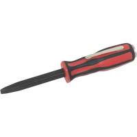 Straight Pocket Pry Bar with Strike Cap, 1/4" W x 5" L Chandler Sales