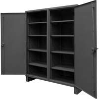 Armoire tr&egrave;s robuste, Acier, 8 Tablettes, 78" h x 72" la x 24" P, Gris Chandler Sales