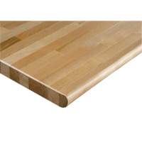 Hardwood Workbench Top, 48" W x 30" D, Bullnose Edge, 1-1/4" Thick Chandler Sales
