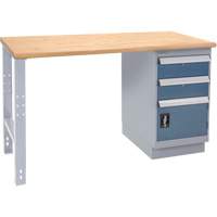 Industrial-Duty Workbench, Door w/ Drawer Combination, 1000 lbs Cap., 72" W x 36" D, 34" H Chandler Sales