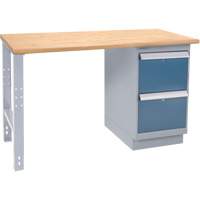 Industrial-Duty Workbench, Door w/ Drawer Combination, 1000 lbs Cap., 60" W x 36" D, 34" H Chandler Sales