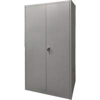 Armoire de rangement, Acier, 4 Tablettes, 78" h x 36" la x 24" P, Gris Chandler Sales