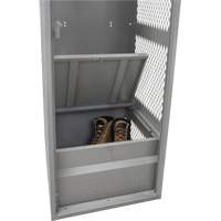 Gear Locker, Steel, 24" W x 24" D x 72" H, Grey Chandler Sales